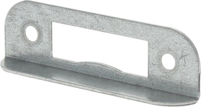 Gâche d'angle Nemef - arrondie - 80 x 24 x 12 mm (lxlxh avec lèvre) - acier galvanisé - hp1256
