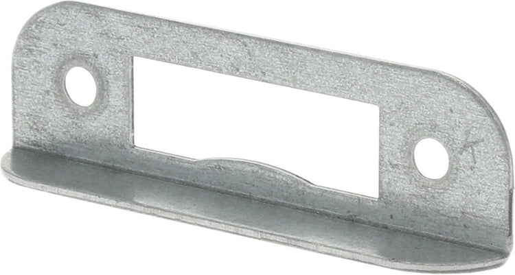 Gâche d'angle Nemef - arrondie - 80 x 24 x 12 mm (lxlxh avec lèvre) - acier galvanisé - hp1256