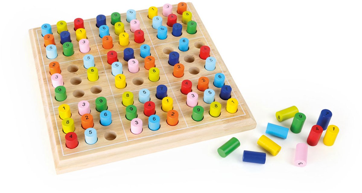 Petit pied en bois sudoku