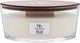 Bougie parfumée Woodwick Heartwick Flame Ellipse - Teck blanc - 50 heures de combustion