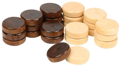 Jeu de pierres de backgammon Philos Pierres de jeu en bois de 28 x 8 mm.