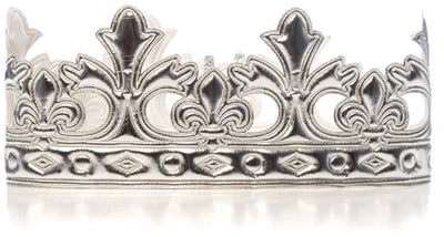 Petites aventures - couronne de prince en argent - couronne enfant toute douce