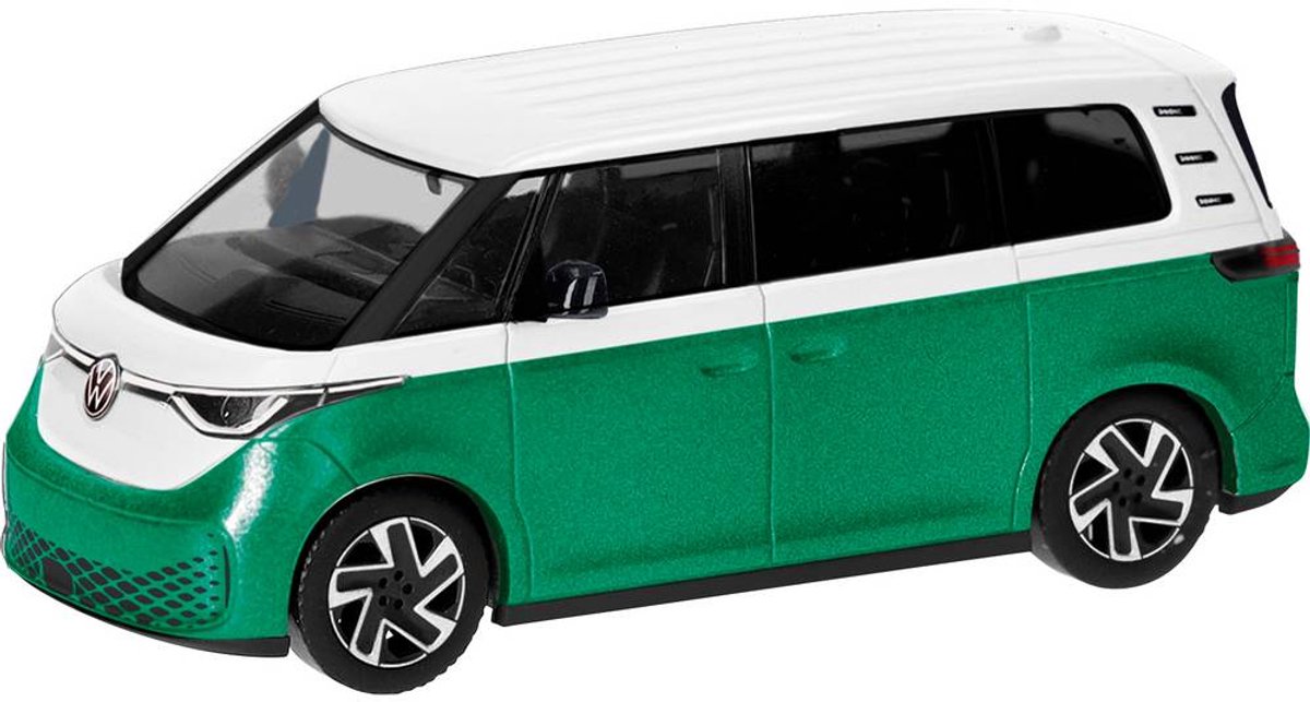 Herpa 431132 h0 voiture volkswagen id. buzz bicolore, blanc bonbon, vert feuille de laurier métallisé