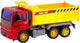 Camion de basculement de base jaune rouge