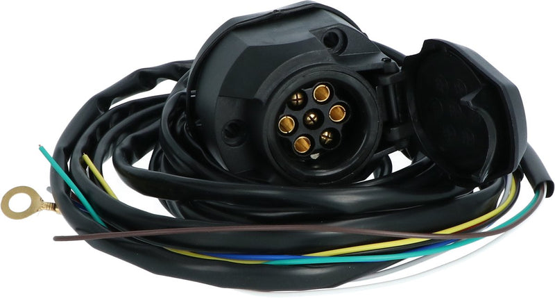 Jeu de câbles d'attelage Carpoint 7 pôles - 12v - 2 mètres - universel - pour éclairage de remorque - connexion fiable
