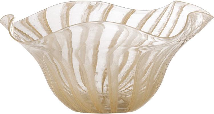Bloomingville bol imri - rose - verre