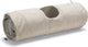 Designed by lotte tunnel pour chat nervuré - jouet pour chat - gris clair - 25x25x75 cm