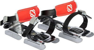Fers coulissants Nijdam enfants - bobbin' skoot - réglables - taille 24-34 - noir