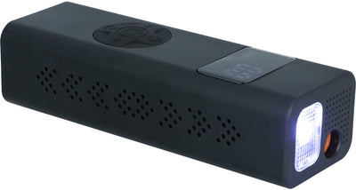 Compresseur mobile Carpoint - banque d'alimentation - lampe de poche - compact et puissant - écran clairement lisible - 11,1v 60w - maximum 120 psi ou 8,3 bar - incl. Câble USB-C