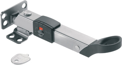 Compas de fenêtre combiné de sécurité Axa - sécurité flexible - support d'ouverture de fenêtre - rabattable - verrouillable skg2 - acier inoxydable brossé
