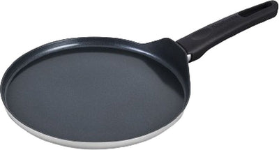 Poêle à crêpes Brabantia indu+ - ø 24 cm - poêle à crêpes - revêtement antiadhésif en céramique - convient pour induction - 100% sans PFA - passe au lave-vaisselle - gris