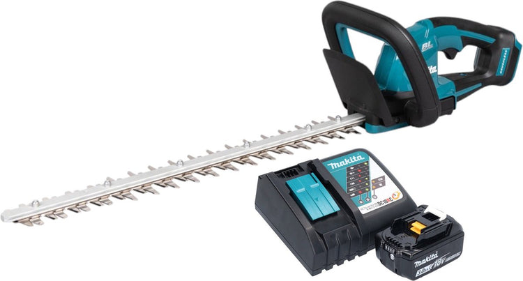 Makita duh 506 rf taille-haie à batterie 18 v 50 cm brushless + 1x batterie rechargeable 3,0 ah + chargeur