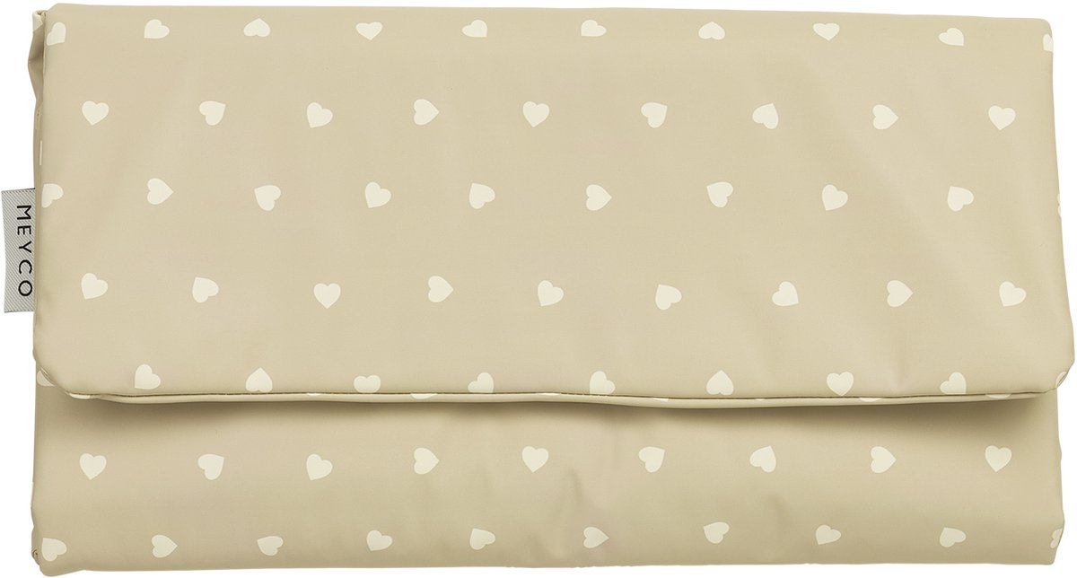 Matelas à langer Meyco baby sweet heart - sable sable doux