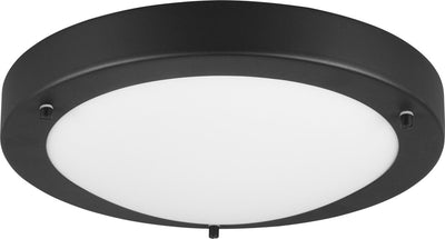 Trio condus - plafonnier - noir mat - excl. 1x e27 60w - éclairage salle de bain - ip44