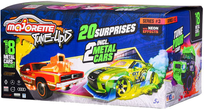 Les 3 voitures de course de Ting Up 20 surprises, ensemble de 2