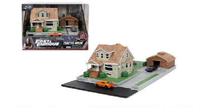 JADA TOYS JADA FAST FURIY NANO DOM'S HOUSE DIORAMA avec des véhicules