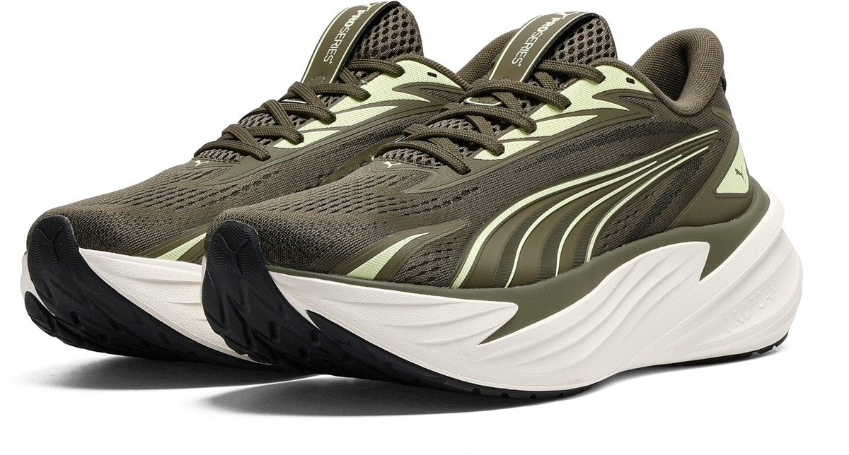 Chaussures de sport unisexe Puma Maxima Pro - Loden Green-Apple Spritz