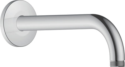 Bras de douche Duravit 21 cm montage mural rond métal chromé brillant - bras de douche pluie universel 1 2 raccordement