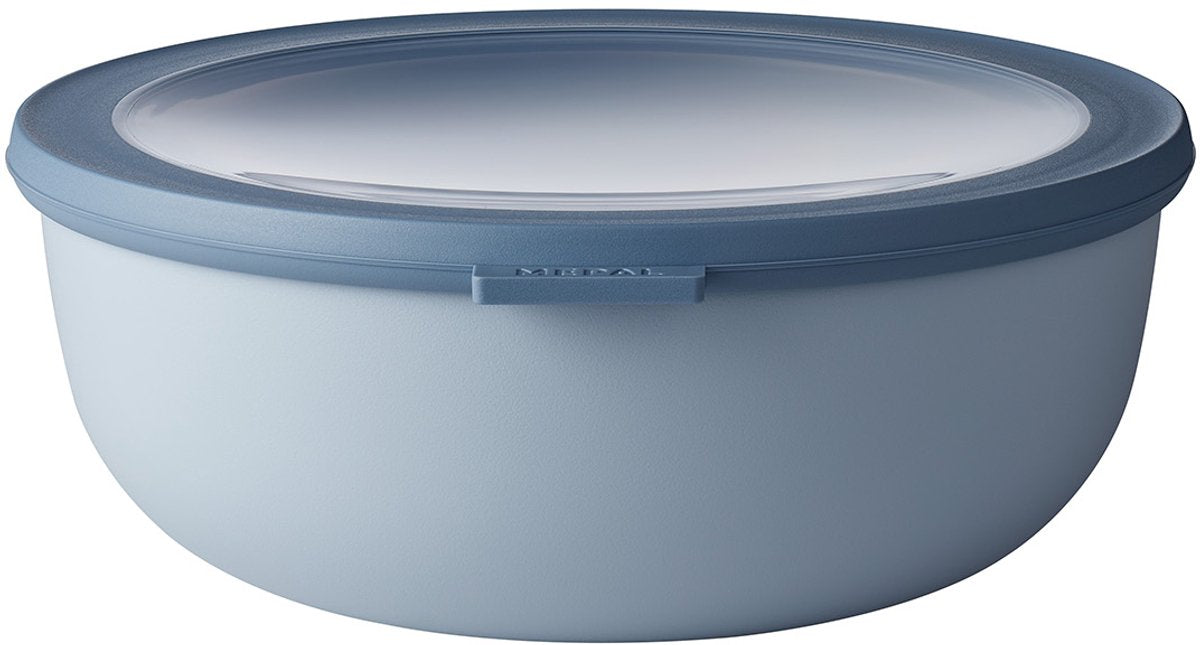 Mepal - récipient alimentaire multi-bols cirqula - 2250 ml - rond - bleu nordique