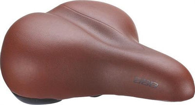 Bbb cycling baseshape vertical - selle de vélo pour homme et femme - selle étanche pour vélo électrique ou vélo de ville - position de cyclisme verticale 90° - 240 x 210 mm - marron - BSD-26
