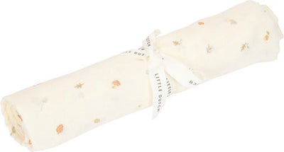 Petit emmaillotage hollandais - blanc - taille 120 cm - amis de la forêt - trésors de la forêt