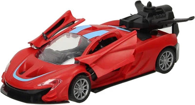 Voiture de sport RC avec fonction vapeur rouge