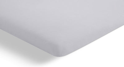 Cendrillon - week-end - surmatelas avec fente - 160x200 cm - hauteur de matelas jusqu'à 15 cm - 100% coton - gris clair