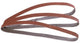 Wolfcraft - bandes abrasives pour ponceuse à bande 13 x 457 mm - grain 40 - 3 pièces - 1724000