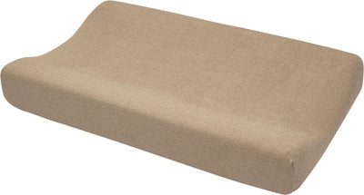 Housse de matelas à langer Meyco baby uni - tissu éponge - taupe - 50x70cm