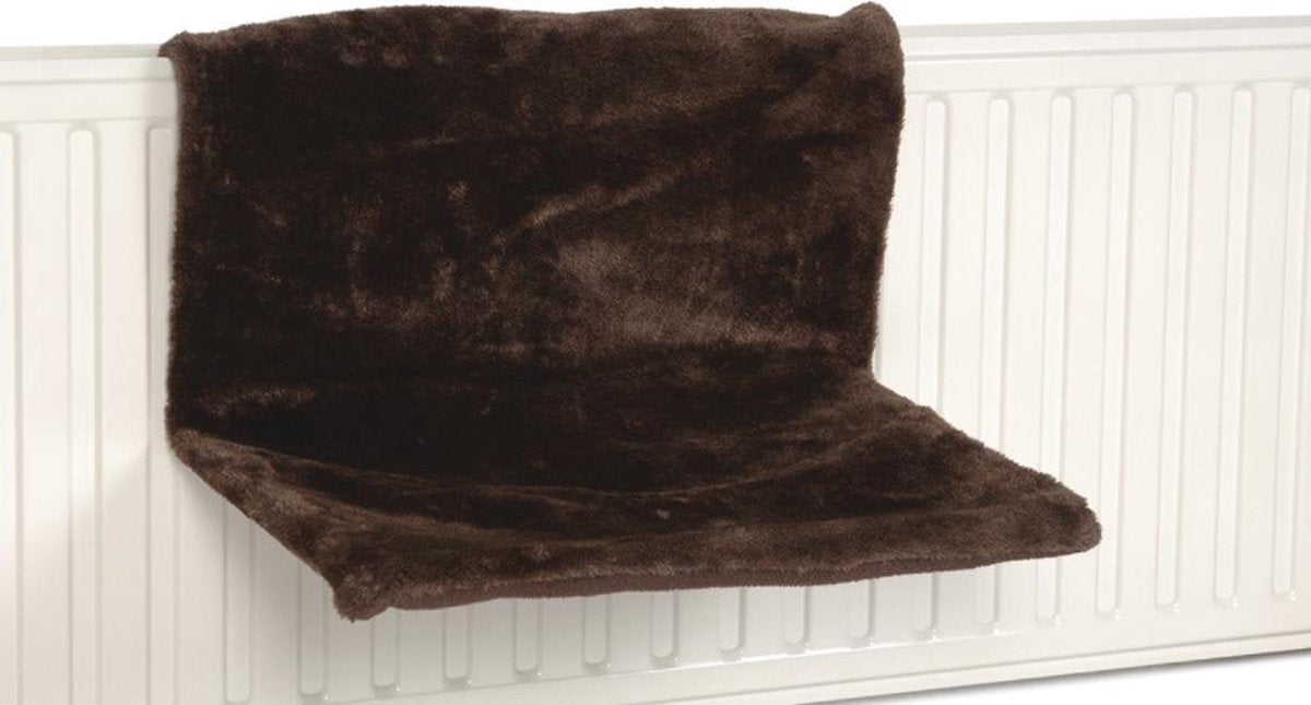 Beeztees sleepy - hamac pour chat - marron - 46x31x24 cm