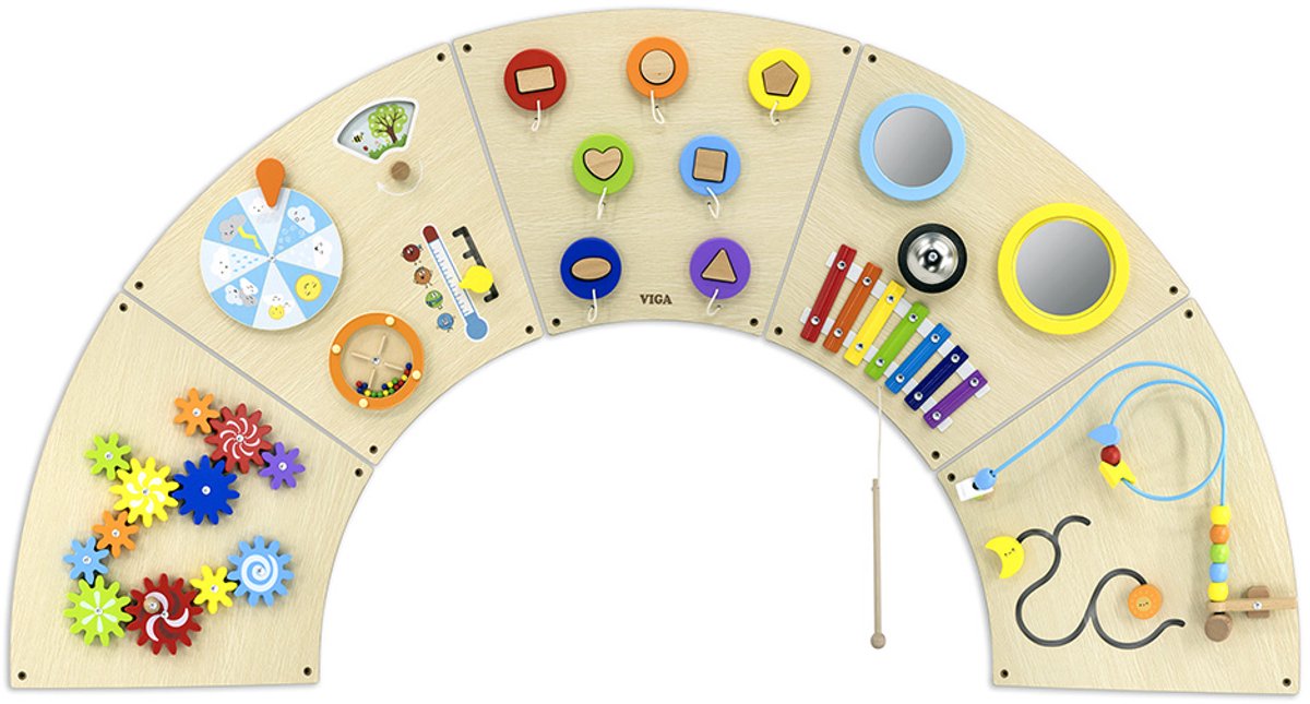 Vigatoys - plateau de jeu mural - arc de cercle - diamètre 162cm