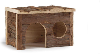Cabane en rondins royale forêt Beeztees - rongeur - 28x18x16 cm
