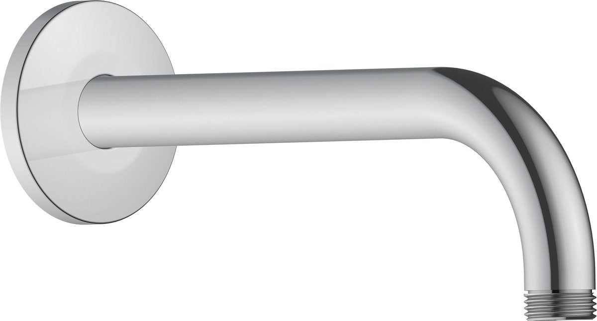 Bras de douche Duravit 21 cm montage mural rond métal chromé brillant - bras de douche pluie universel 1 2 raccordement