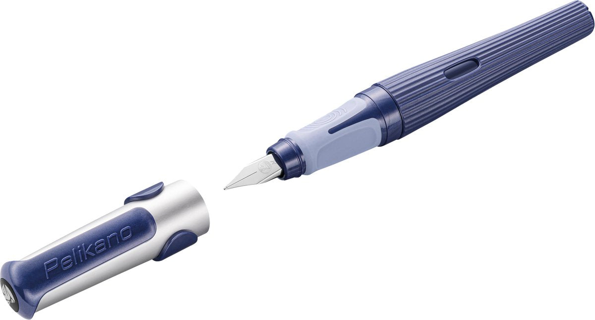 Stylo plume Pelikan o structure - droitier - bleu