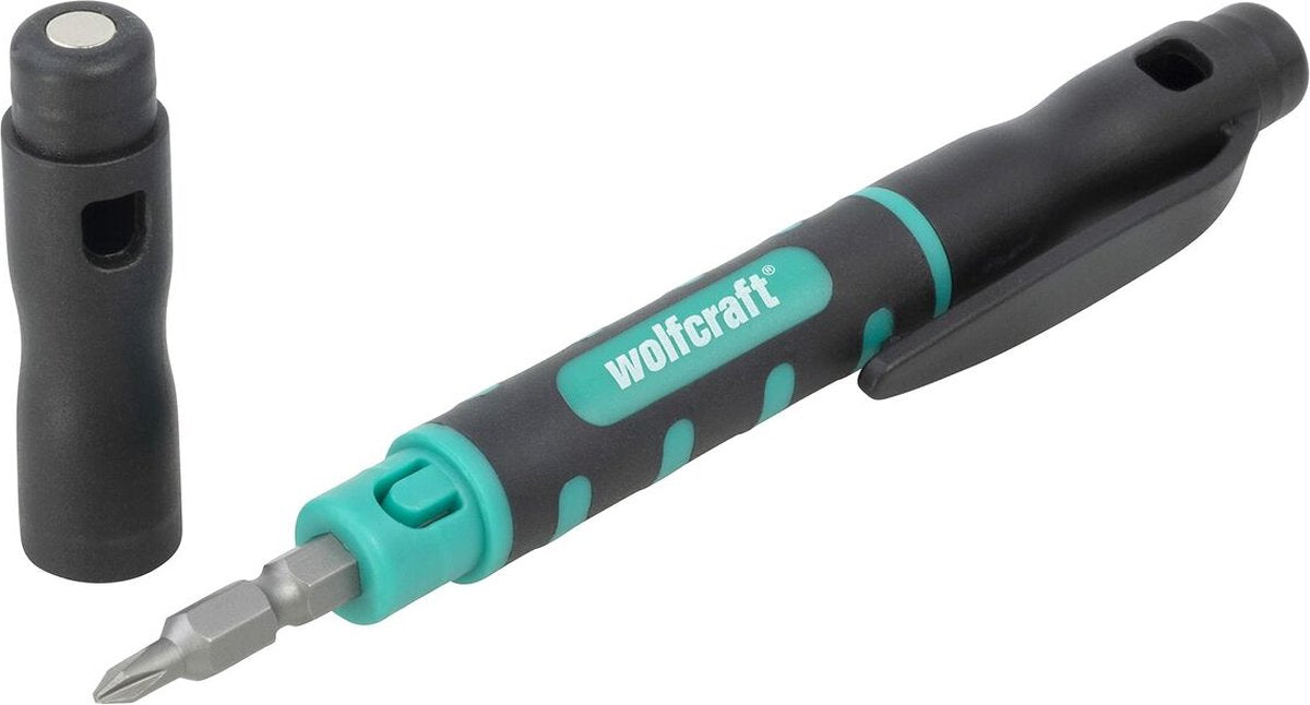 Wolfcraft - micro bit pen - tournevis de précision - tournevis pour montre - lunettes - 8736000