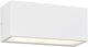 Trio mayenne - applique - blanc mat - excl. 2x e14 4 w - éclairage haut et bas - montage mural - éclairage extérieur - ip44