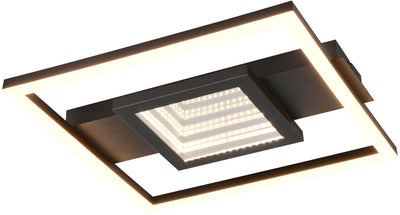 Rl live your light Reality Wheeler - plafonnier - noir mat - incl. 1x smd 16 w - montage mural