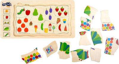 Petit Puzzle Caterpillar Nooitgenoeg Laagen Puzzle, 36dlg.