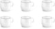 Médard de noblat - yaka noir - tasse à thé café 20 cl - 6 pièces - grès