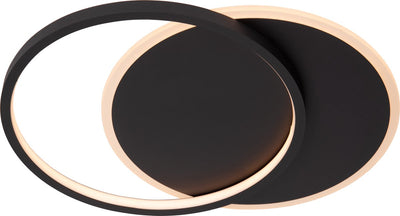 Lucide axelle - plafonnier (plafonnier) - ø 29,5 cm - led 3 stepdim - 1x24w 2700k - noir