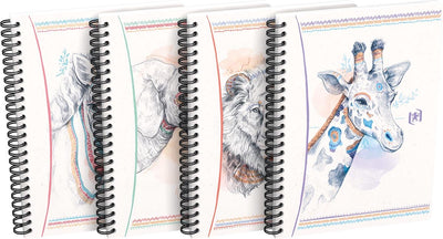 Carnet Oxford esprit bohème a5 ligné 120 pages 90g design aléatoire