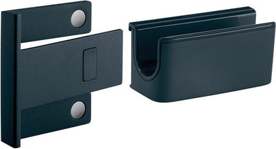 Porte-repère Sigel - pour tableau magnétique en verre de 3 à 5 mm - 75x37x35 mm - anthracite - si-gl800