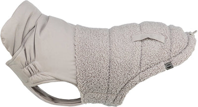 Trixie hondenjas - grijs 21 cm - warme wattering, verstelbare borstflap
