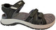 Sandales femme en cuir Teva w tirra sport - noir