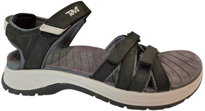 Sandales femme en cuir Teva w tirra sport - noir