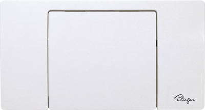 Panneau de commande Plieger neckar - panneau de commande WC blanc - commande frontale - 1 bouton start stop