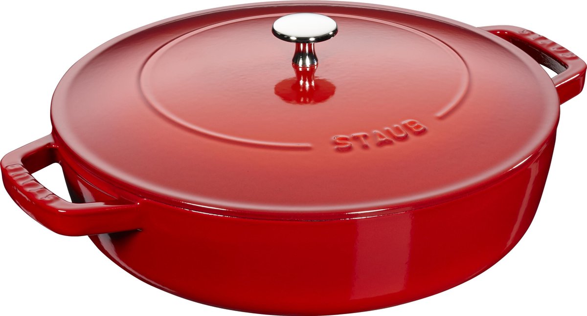 Poêle Staub chistera - rouge cerise - ø 24 cm 2,4 litres