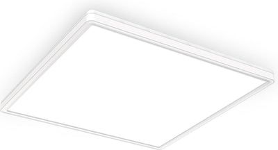 Briloner b.k.licht - Plafonnier LED - dimmable - plafonnier à lumière indirecte - lumière blanc neutre 4 000k - 3 000lm - 22w - 42x42cm