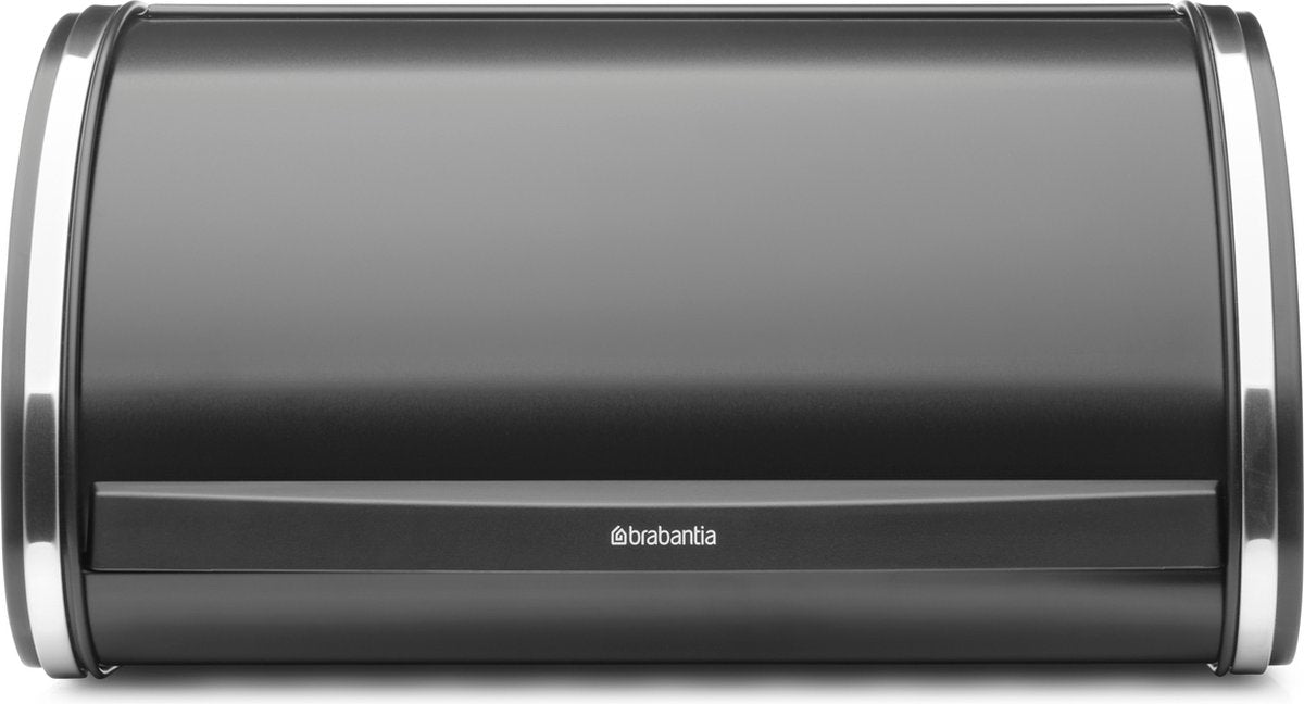 Boîte à pain Brabantia - avec couvercle coulissant - moyenne - noir mat