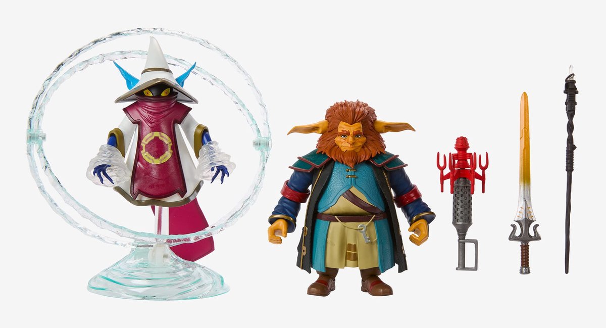 Mattel maîtres de l'univers : revolution masterverse 2-pack gwildor orko 13cm